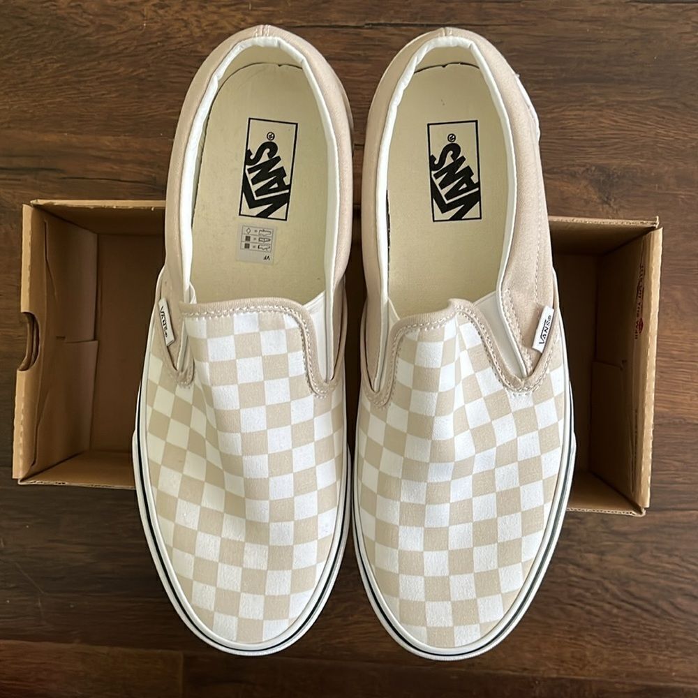 vans classic slip on color theroy checkboard men size 10.5
